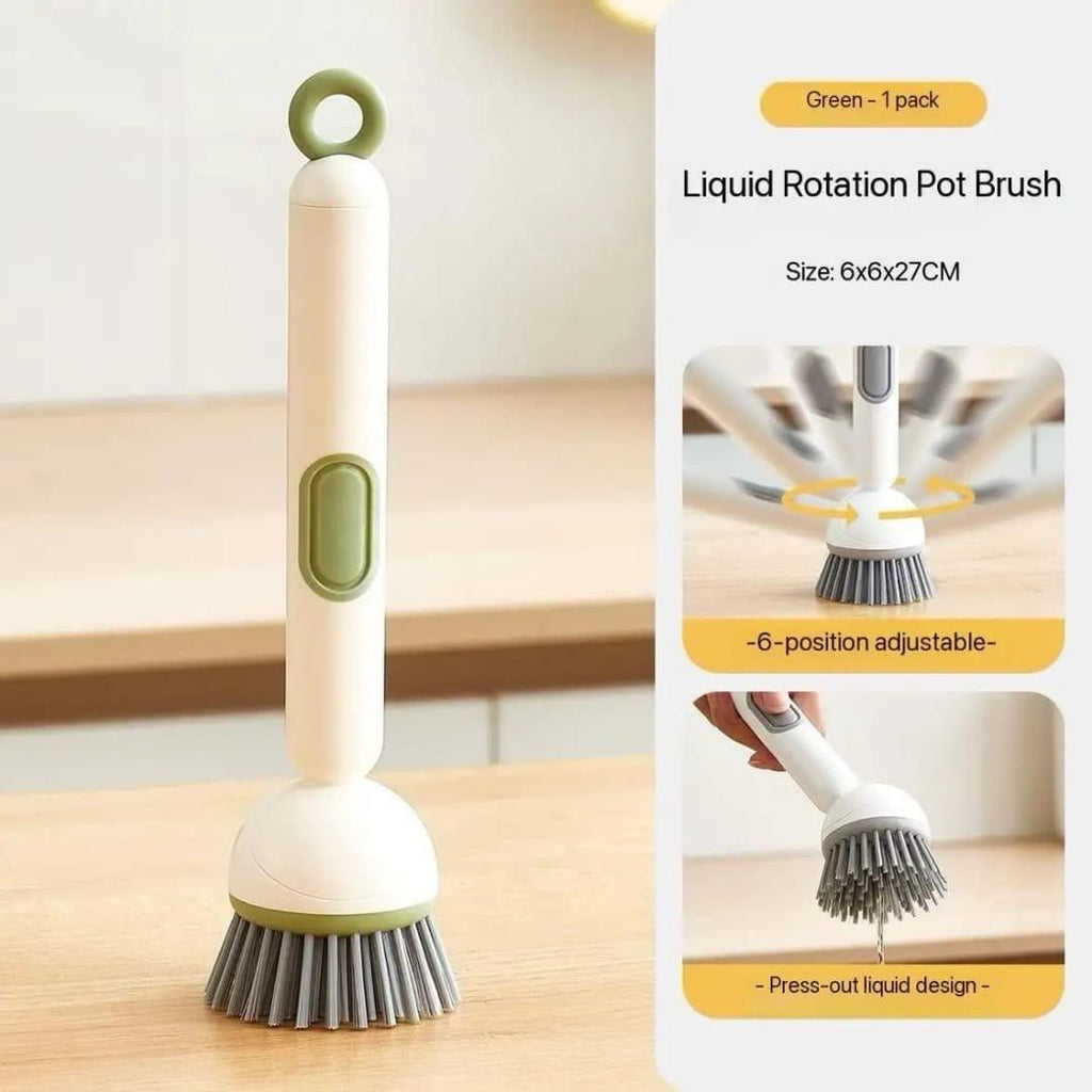 360 Degree Scrubber Wand with Liquid Dispenser