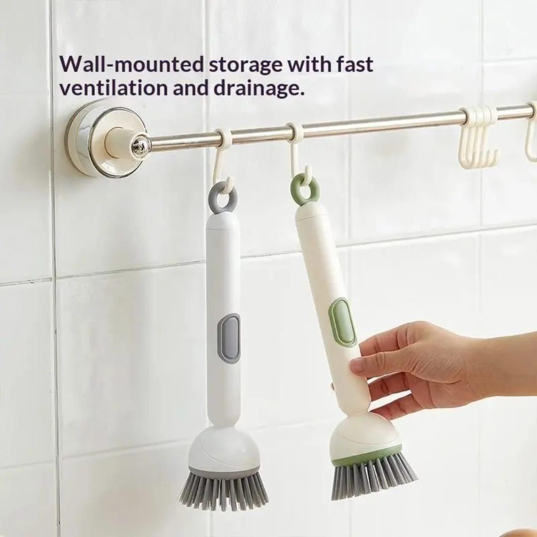 360 Degree Scrubber Wand with Liquid Dispenser