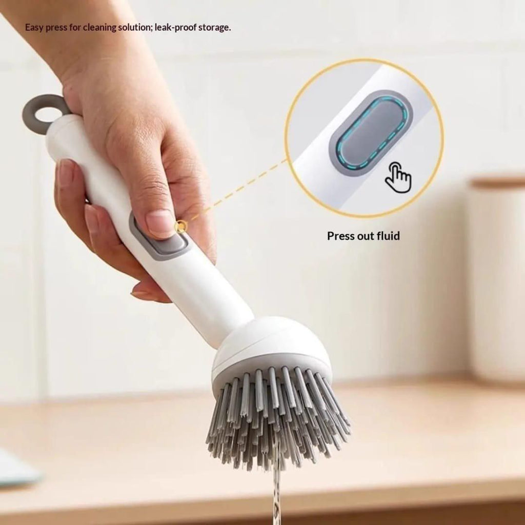 360 Degree Scrubber Wand with Liquid Dispenser